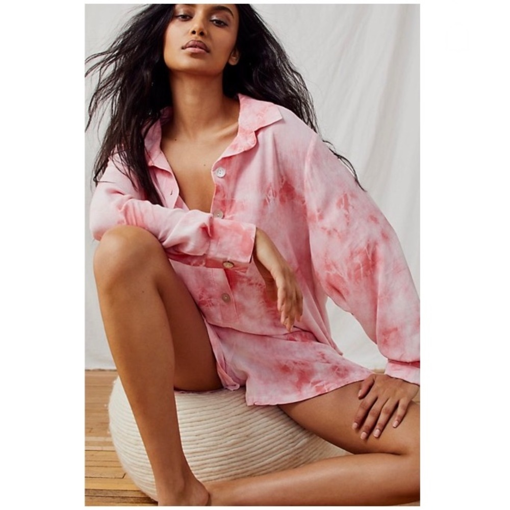 Free People X Electric Rose tie dye Sierra Romper